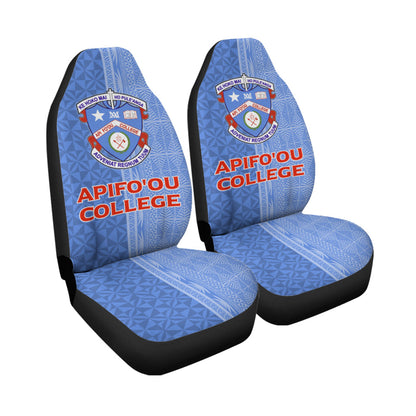 Tonga Apifo'ou College Car Seat Covers Tongan Tribal