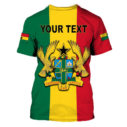 Ghana Flag T Shirt ver2