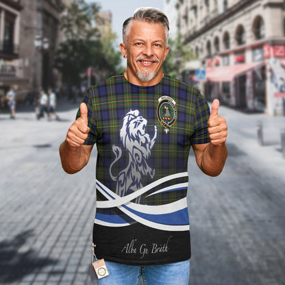 Printivon MacLaren Clan Crest Alba Gu Brath T Shirt Scotland Gift