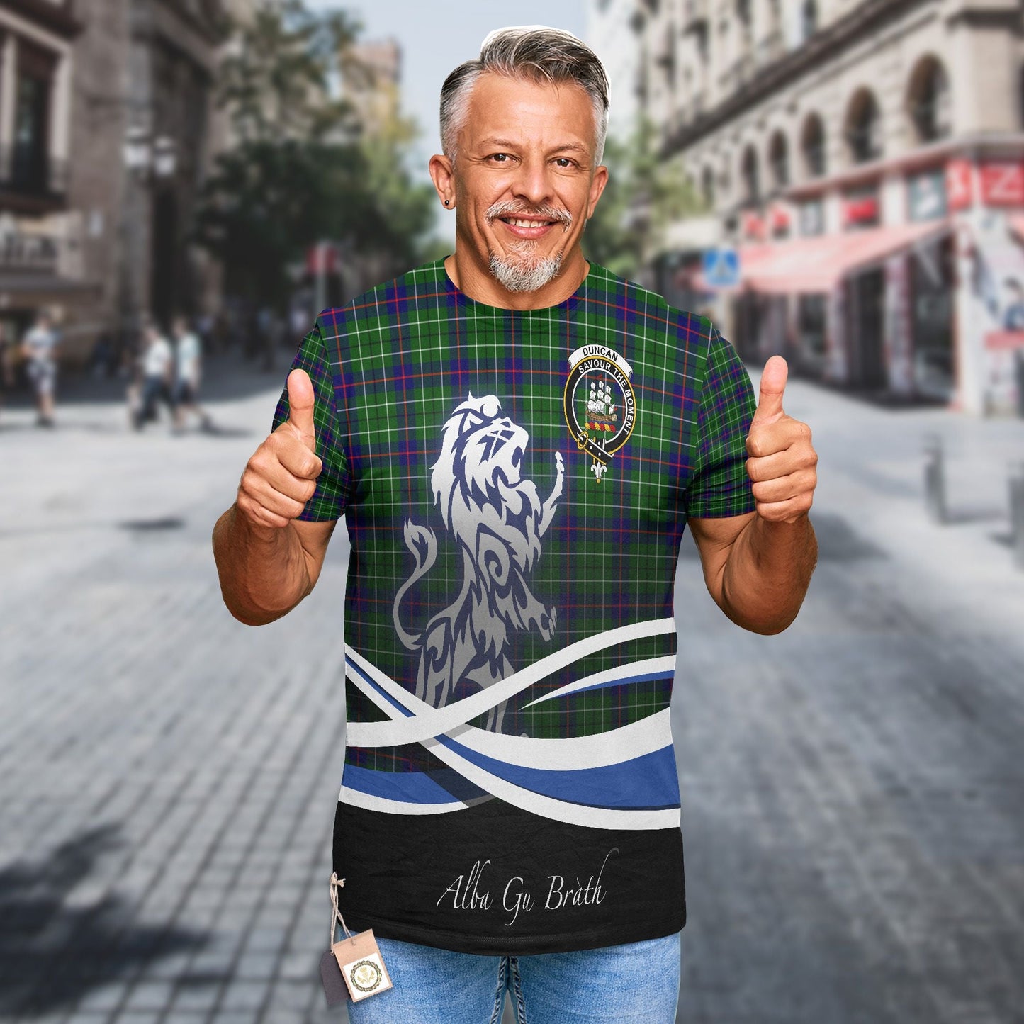 Printivon Duncan Clan Crest Alba Gu Brath T Shirt Scotland Gift