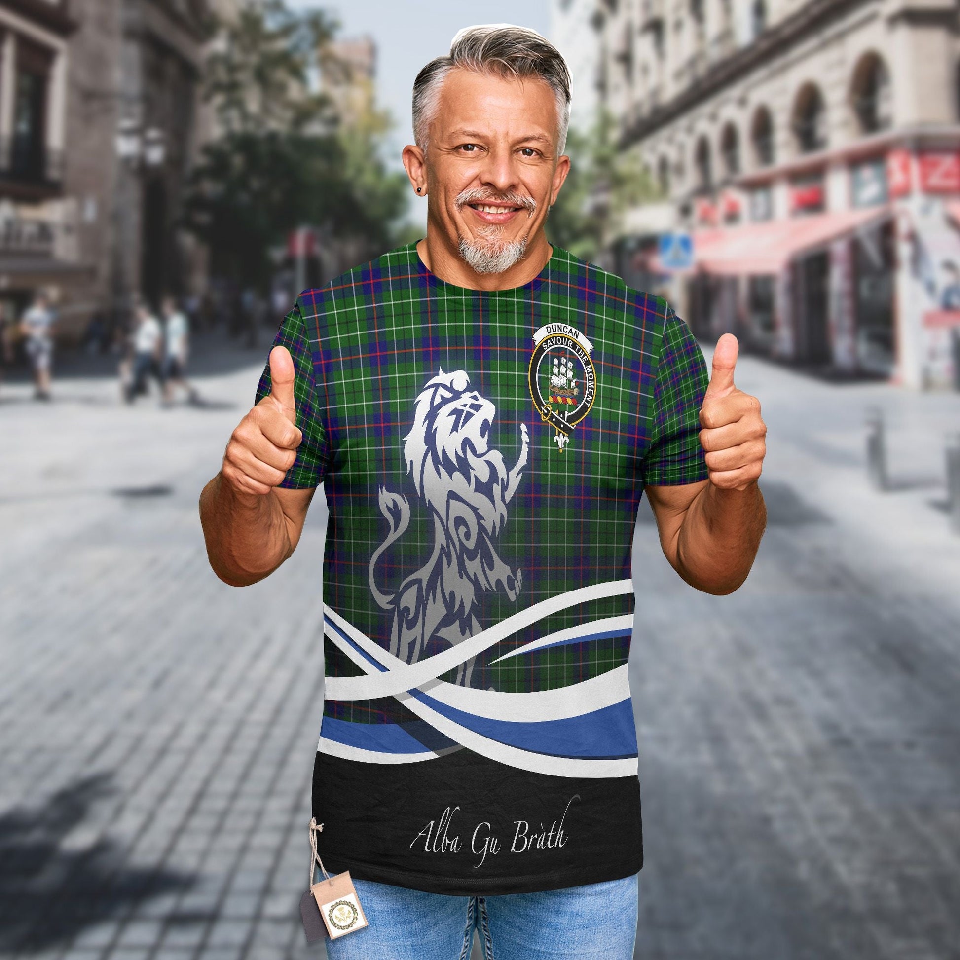 Printivon Duncan Clan Crest Alba Gu Brath T Shirt Scotland Gift