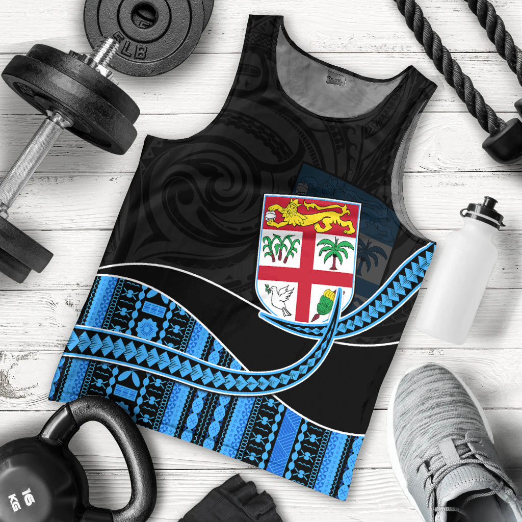 Fiji Polynesian Men Tank Top Featured Fijian Lovers