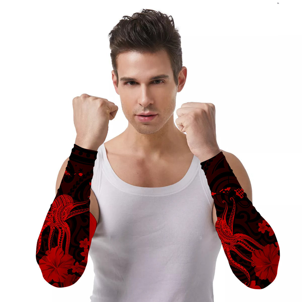 Arm Sleeves (Set of Two) Polynesia Octopus Ver.02