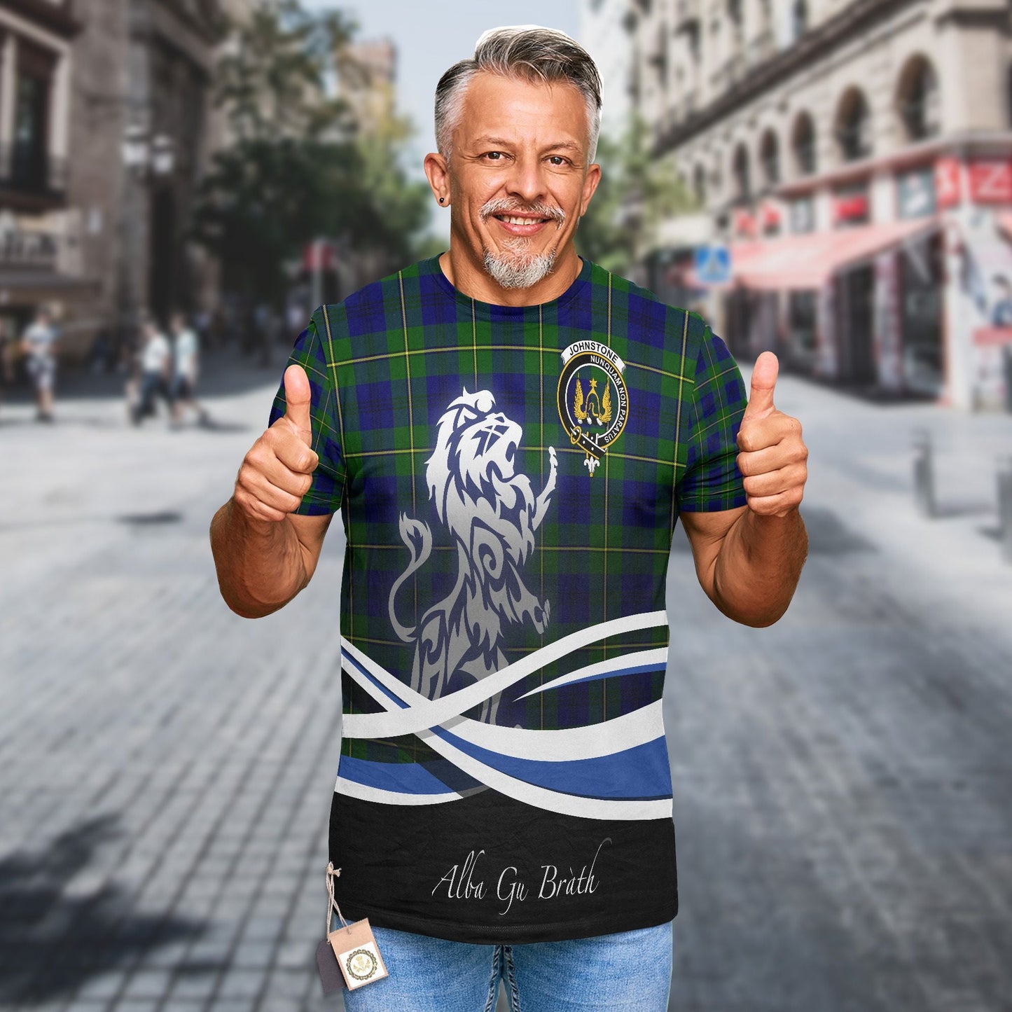 Printivon Johnstone Clan Crest Alba Gu Brath T Shirt Scotland Gift