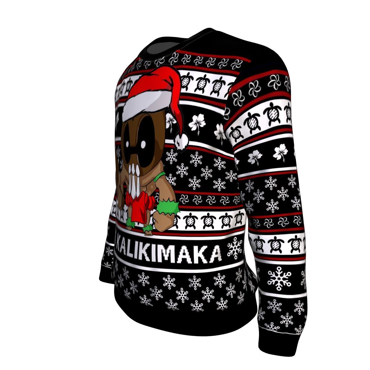 Hawaii Warriors Mele Kalikimaka Sweatshirt Ugly Hawaii Christmas Black