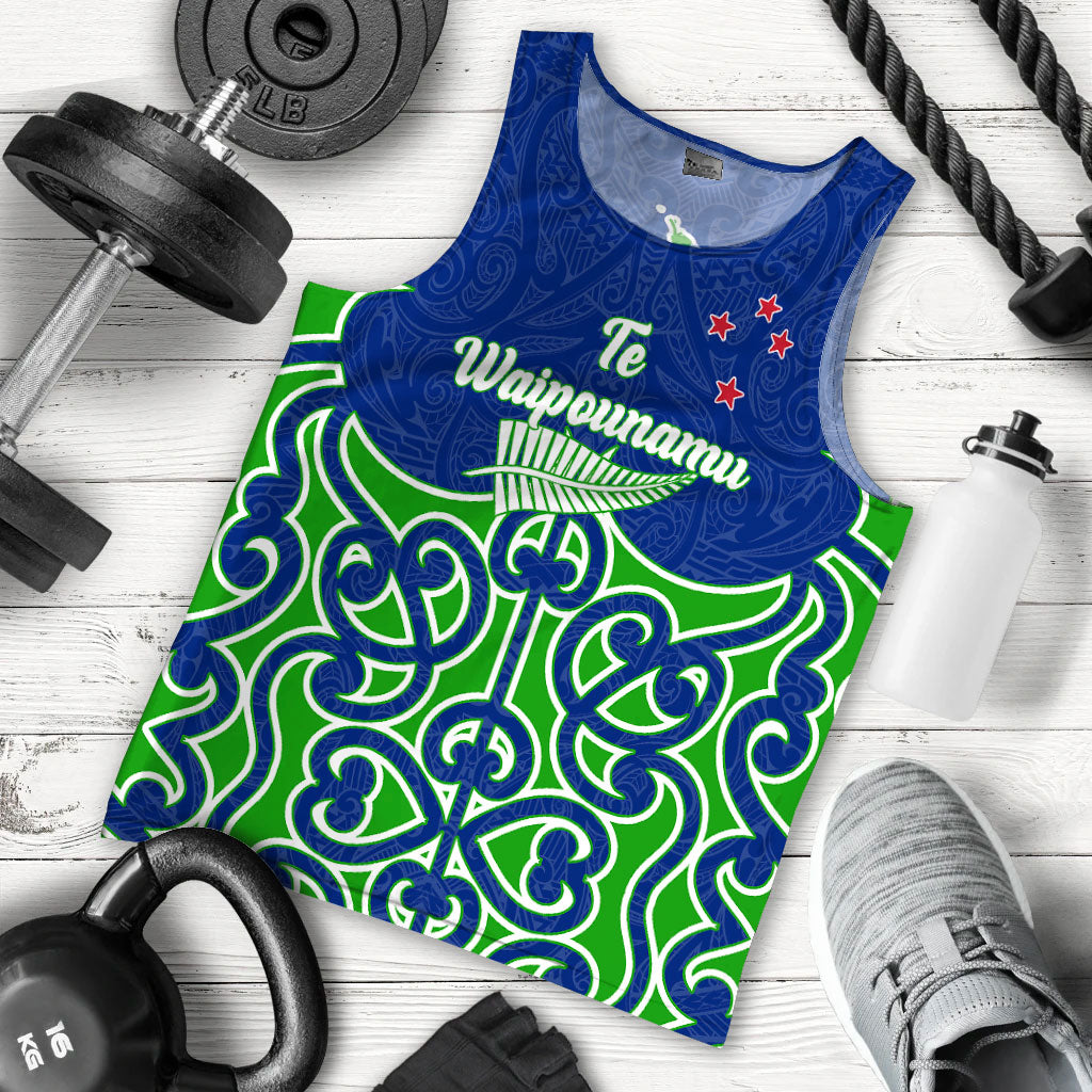 New Zealand South Island Te Waipounamu Pride Men Tank Top