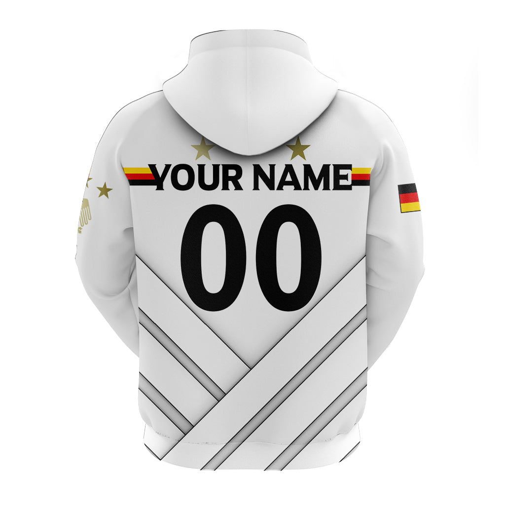 Custom Germany Euro Zip Up Hoodie Die Mannschaft