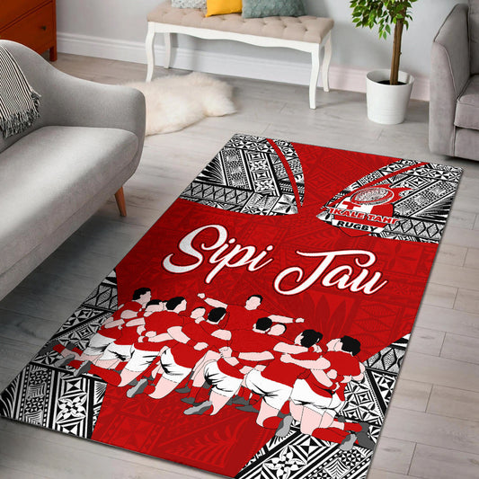Tonga Rugby Ikale Tahi Sipi Tau Area Rug