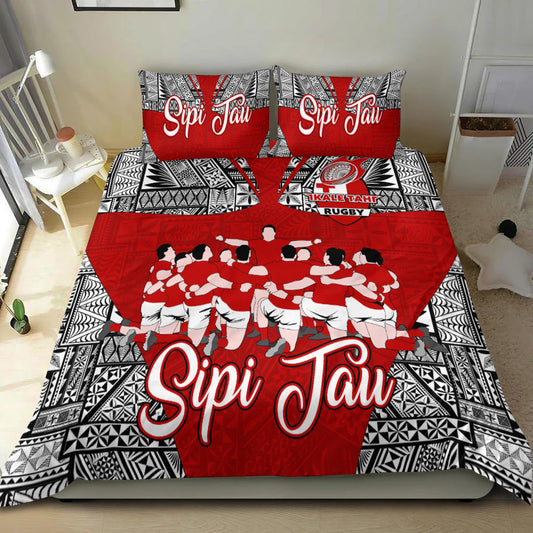 Tonga Rugby Ikale Tahi Sipi Tau Bedding Set