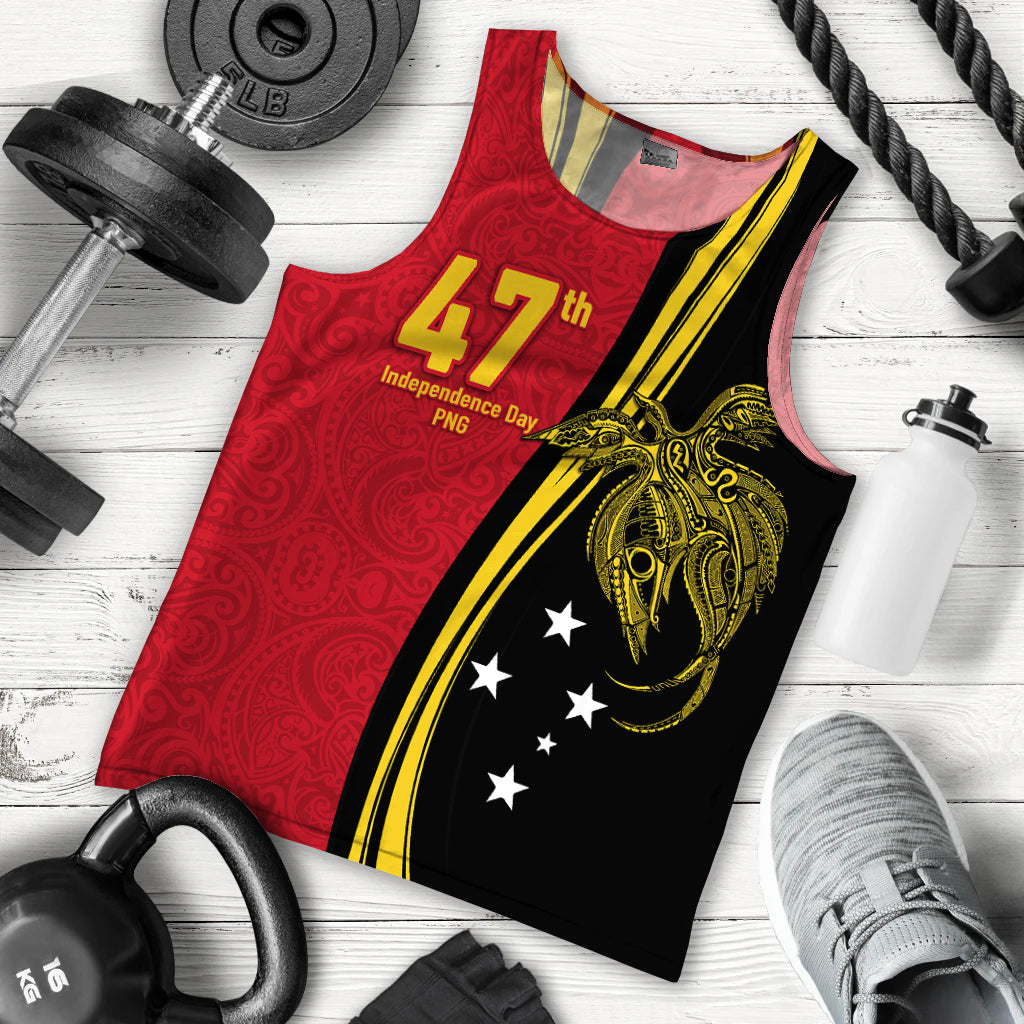 Papua New Guinea Independence Anniversary Polynesian Tribal Men Tank Top
