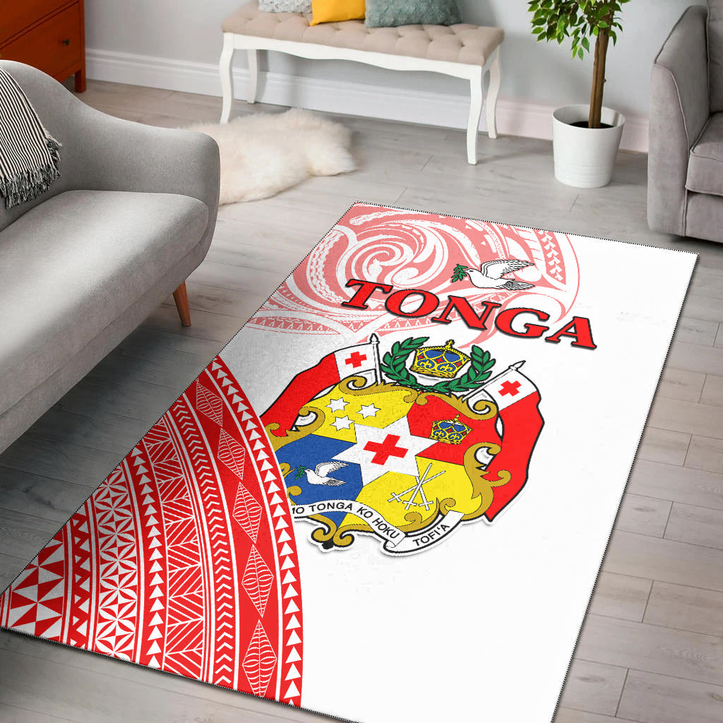 Tonga Area Rug Tongan Pattern Blithesome