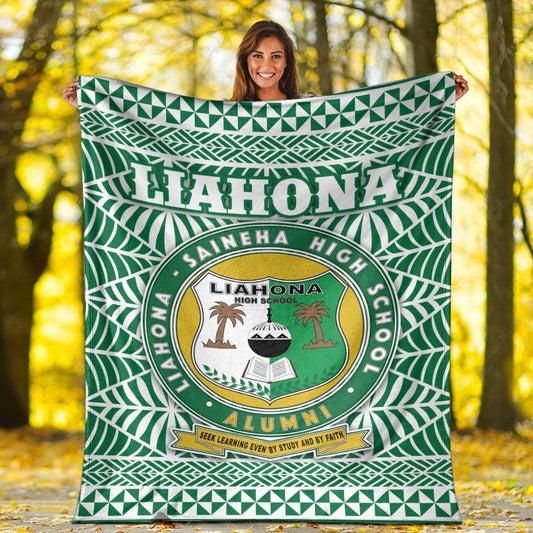 Liahona High School Premium Blanket Tonga Pattern