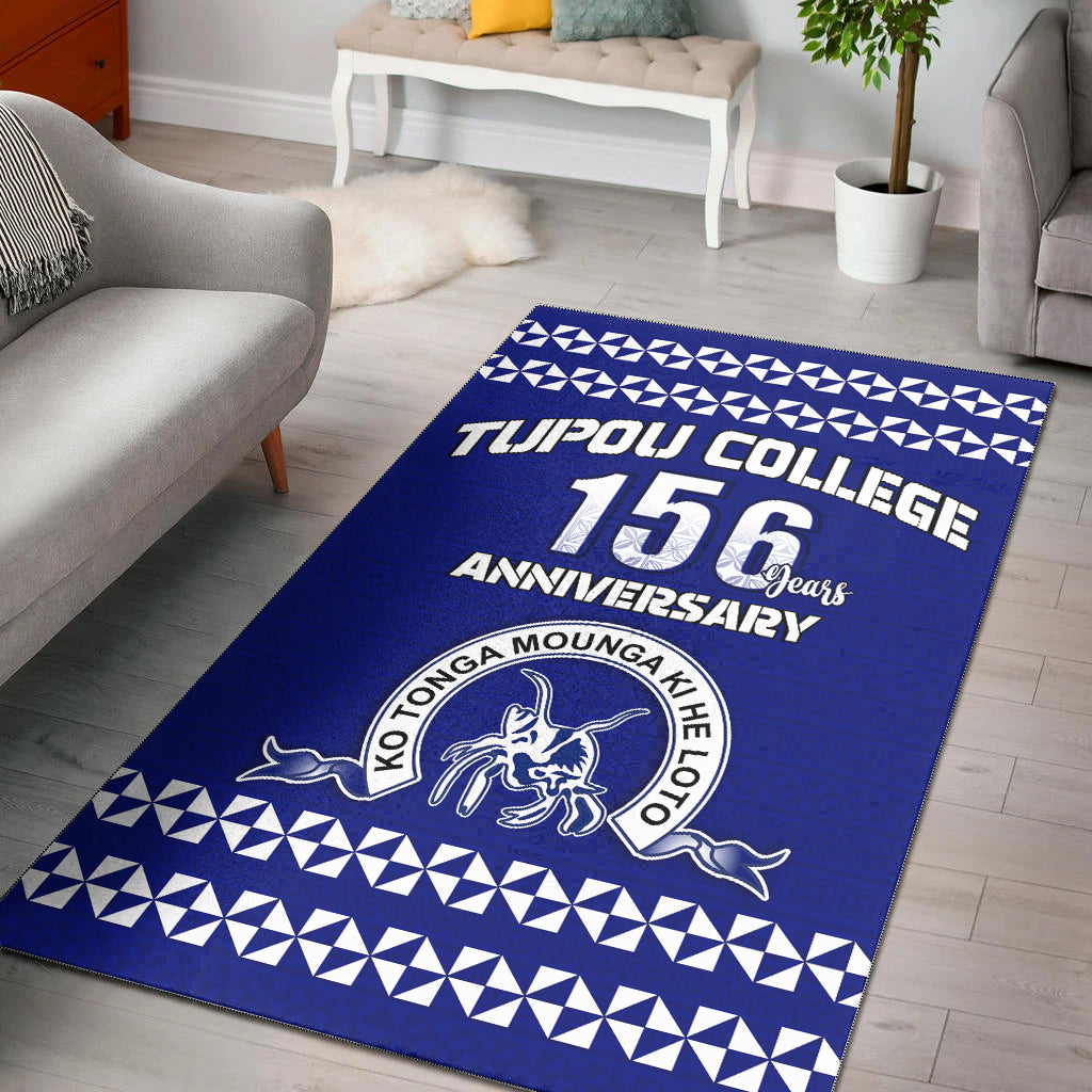 Tonga Tupou College Toloa Area Rug 156 Years Anniversary Tongan Ngatu