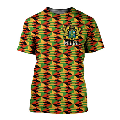 Ghana Flag T Shirt ver3