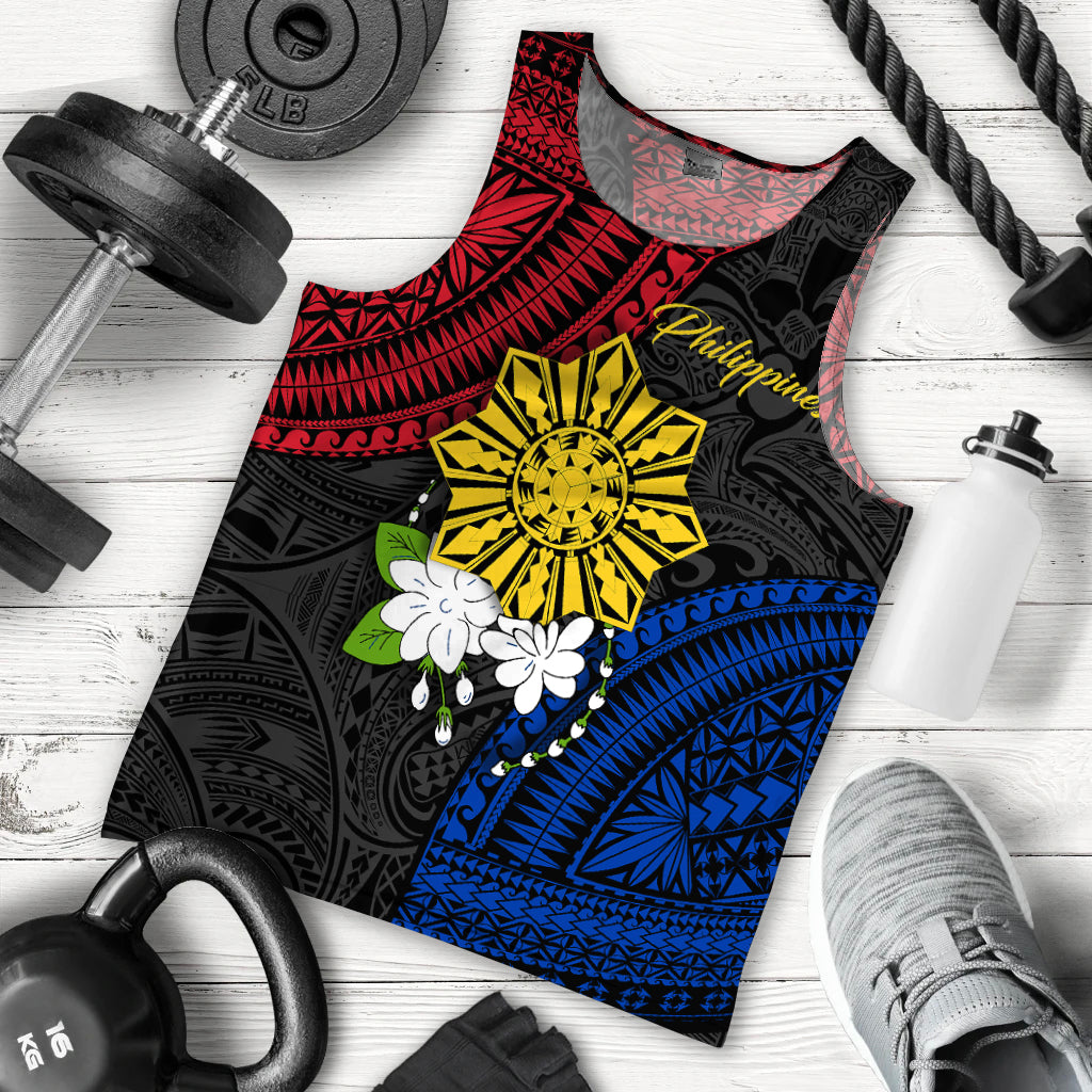 Philippines Sampaguita Filipino Sun Men Tank Top