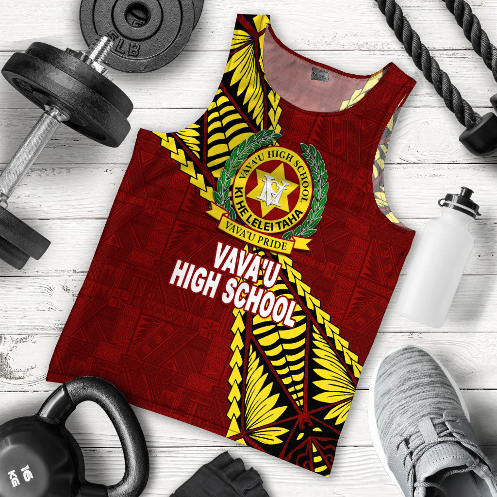 Tonga Vava'u High School Tongan Patterns Men Tank Top