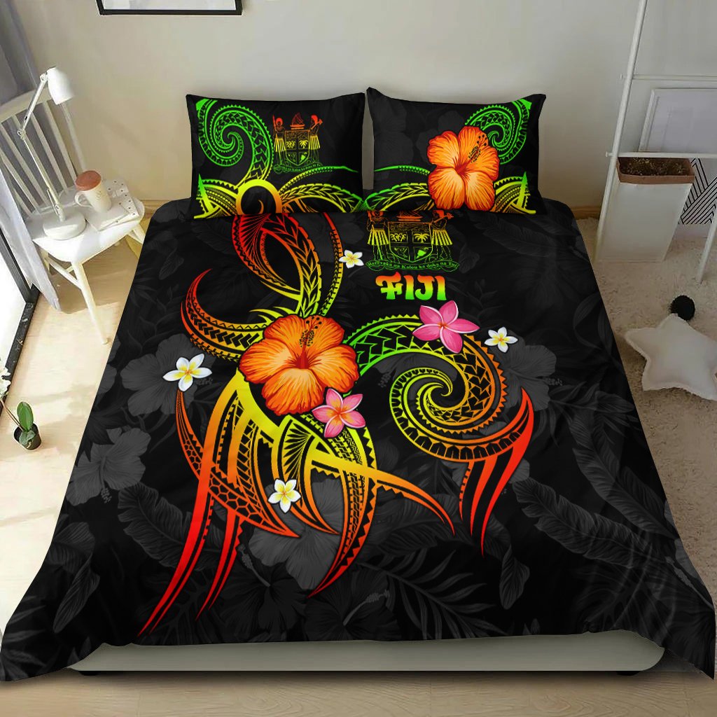 Fiji Polynesian Bedding Set Legend of Fiji (Reggae)