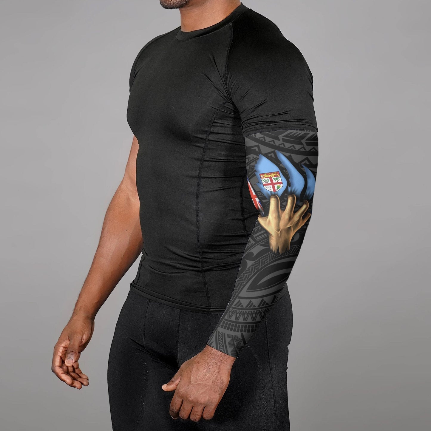 Fiji Arms Sleeve - Fiji In Me (Black)