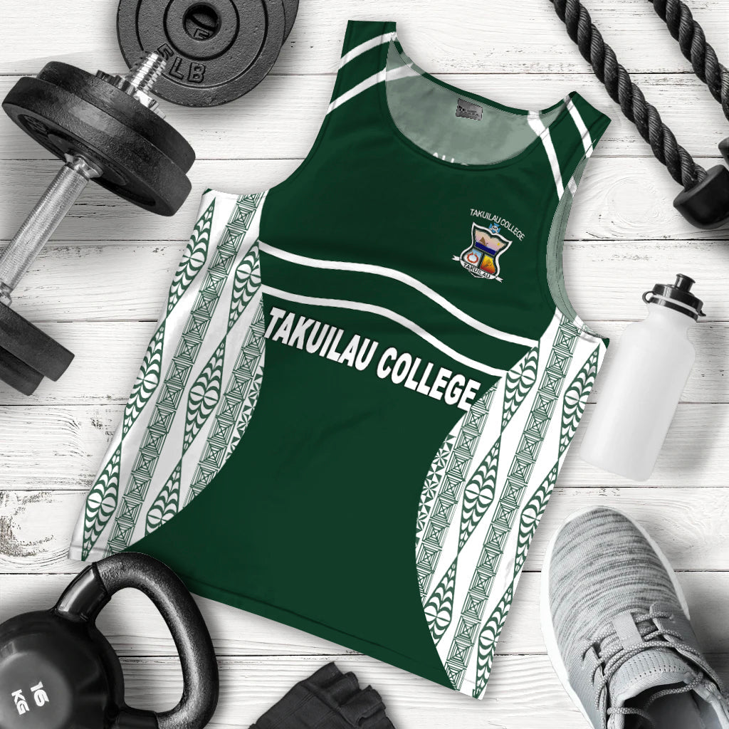 Takuilau College Tongan Patterns Men Tank Top