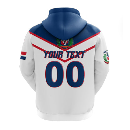 Custom Dominican Republic Hoodie Baseball Pride