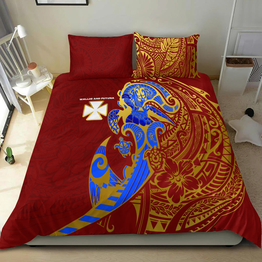 Wallis and Futuna Bedding Set Polynesian Royal Style