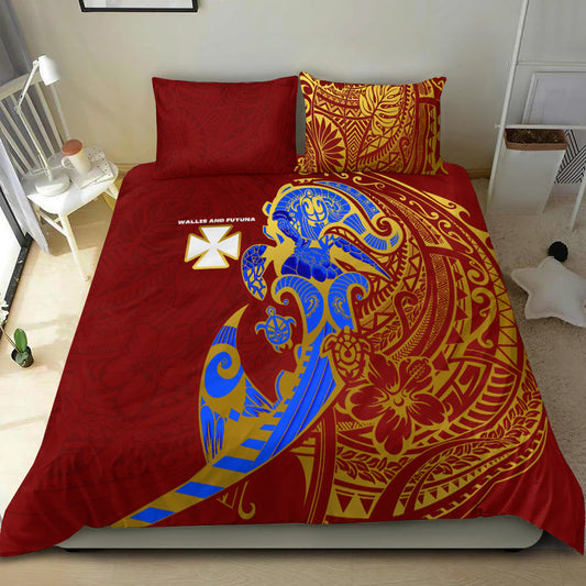 Wallis and Futuna Bedding Set Polynesian Royal Style
