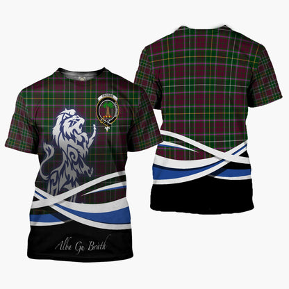 Printivon Crosbie Clan Crest Alba Gu Brath T Shirt Scotland Gift