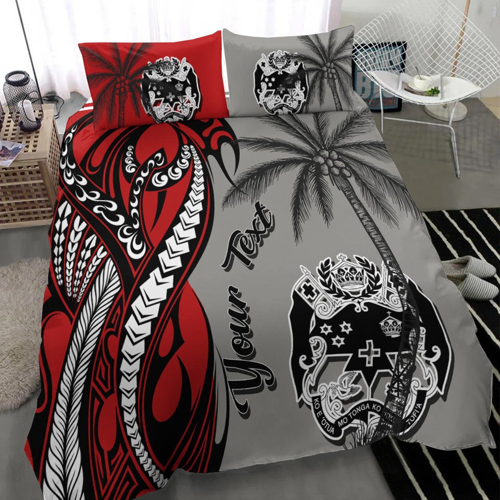 Tonga Custom Personalized Bedding Set Classical Coconut Tree