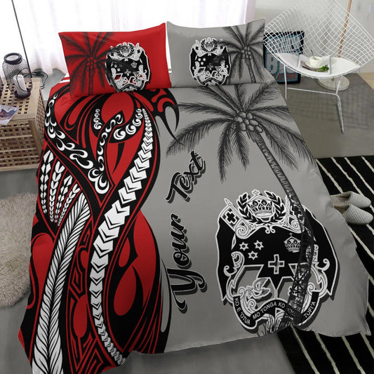Tonga Custom Personalized Bedding Set Classical Coconut Tree