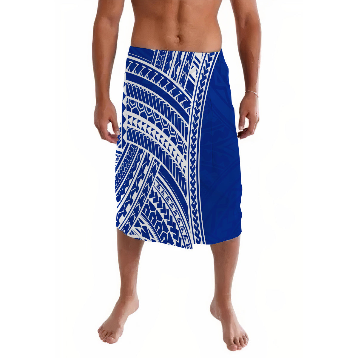 Polynesian Lavalava Simple Ver.02 Blue