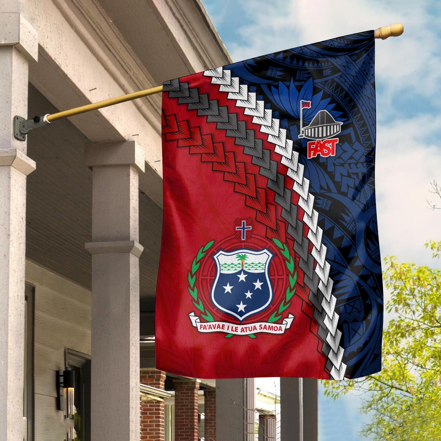 F.A.S.T Samoa Flag Polynesian