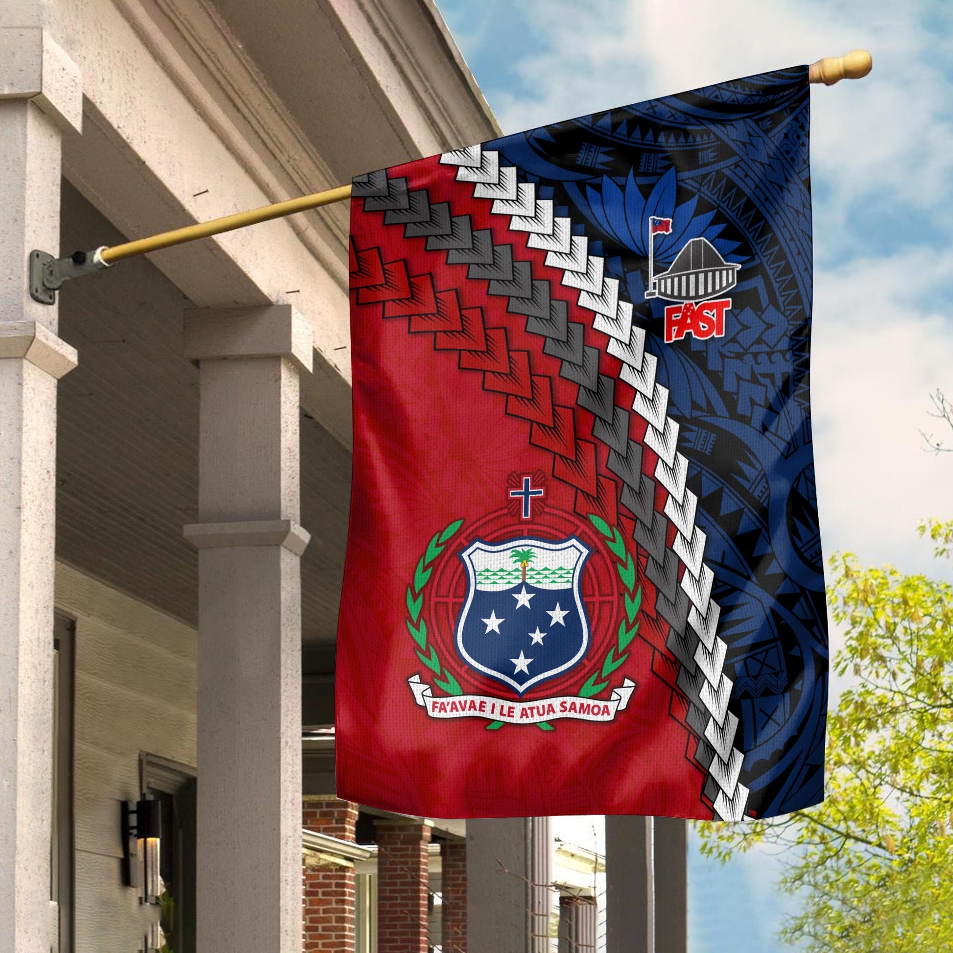 F.A.S.T Samoa Flag Polynesian