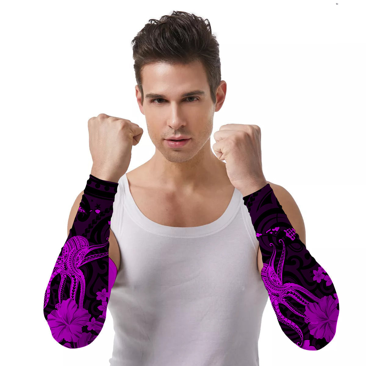 Arm Sleeves (Set of Two) Polynesia Octopus Ver.03