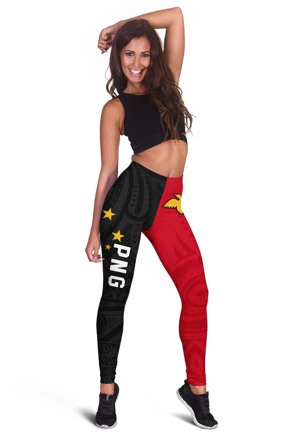 Papua New Guinea Rugby Women Leggings The Kumuls PNG