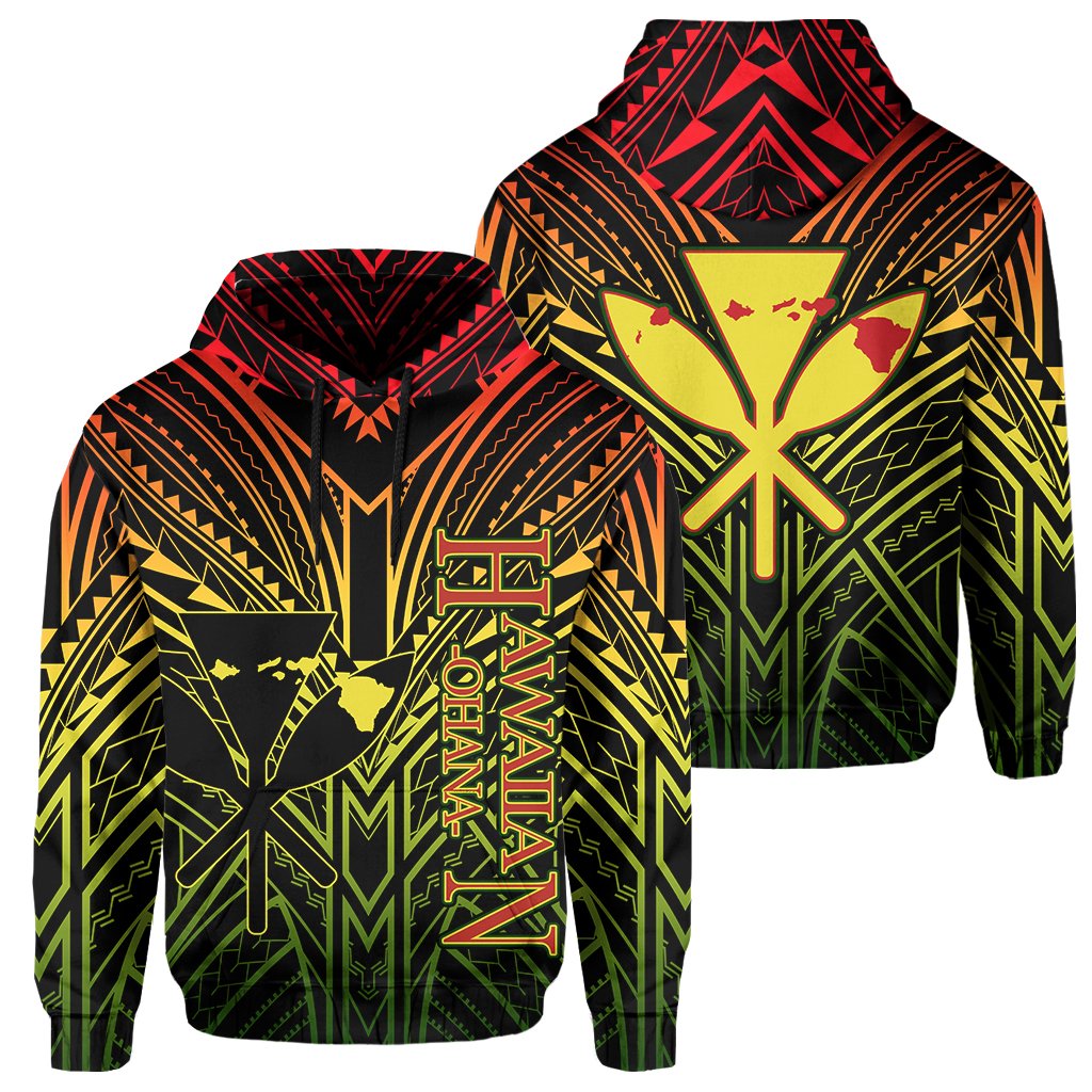 Hawaii Hoodie Reggae Kanaka Maoli Pullover Hoodie
