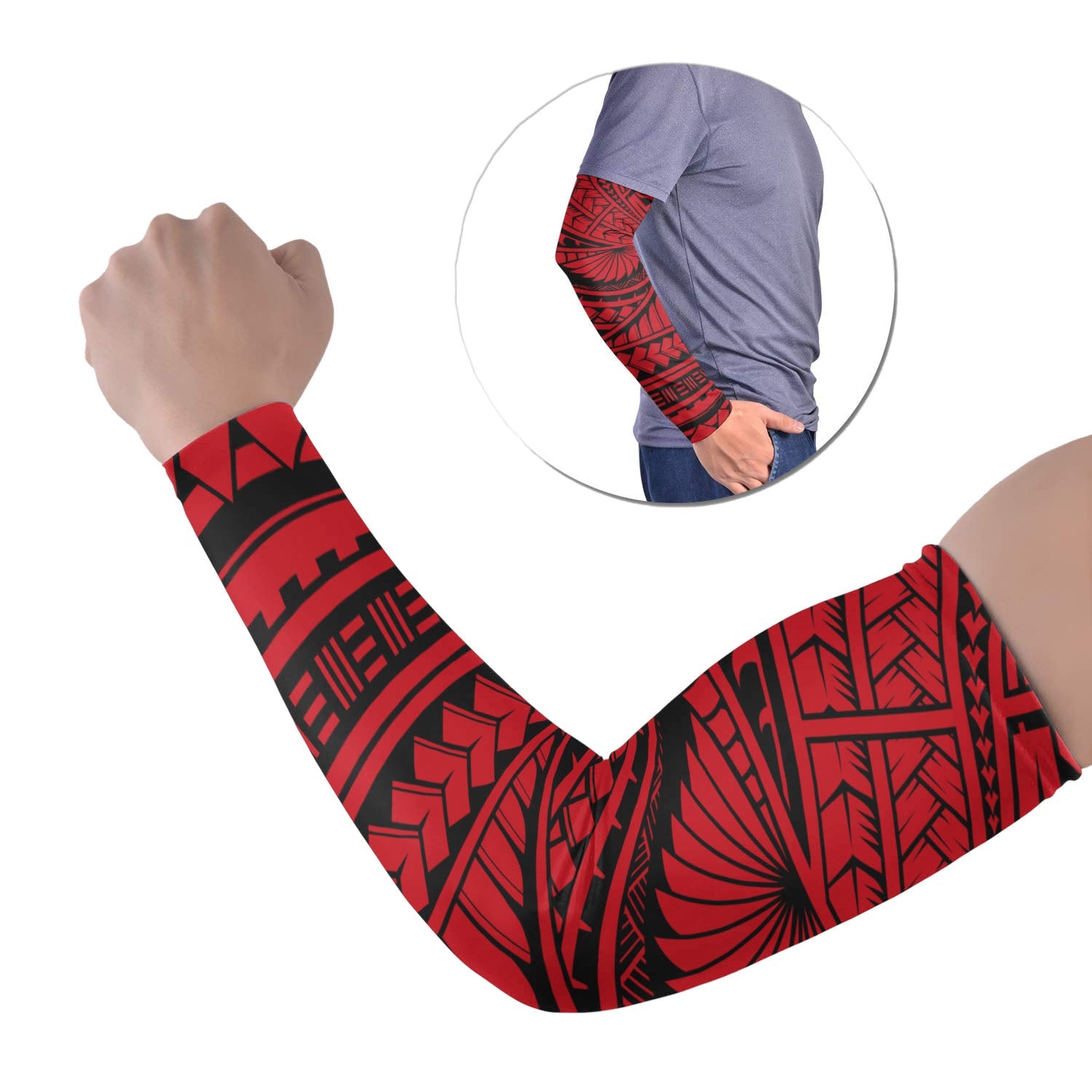 Polynesian Patterns Arm Sleeve 43 (Set of Two) No.2