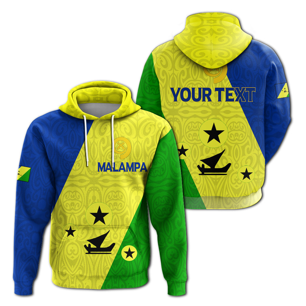 ( Personalised) Vanuatu Malampa Province Hoodie Flag Style