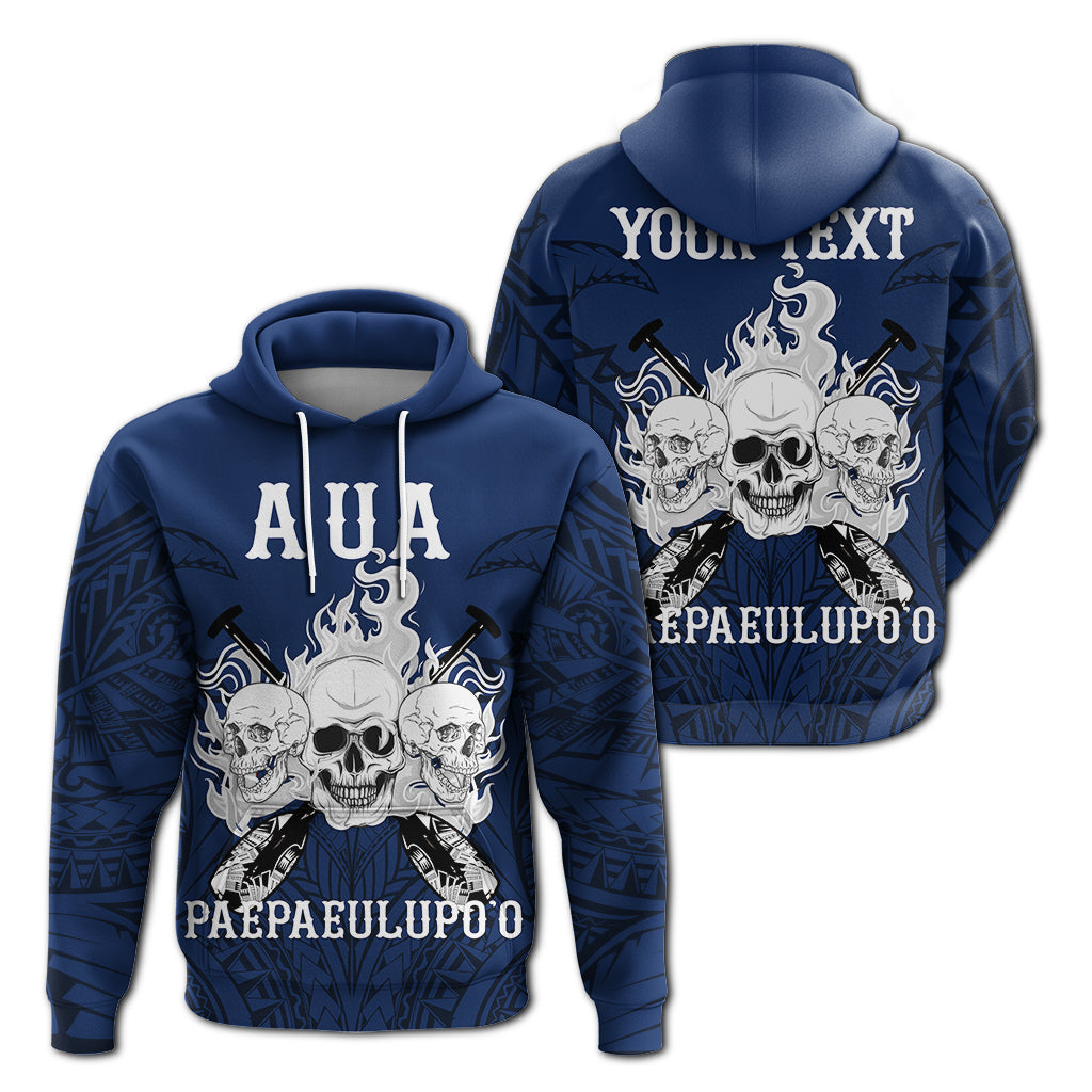 Custom Text  American Samoa Hoodie Aua Paepaeulupo'o Pride Zip Up Hoodie