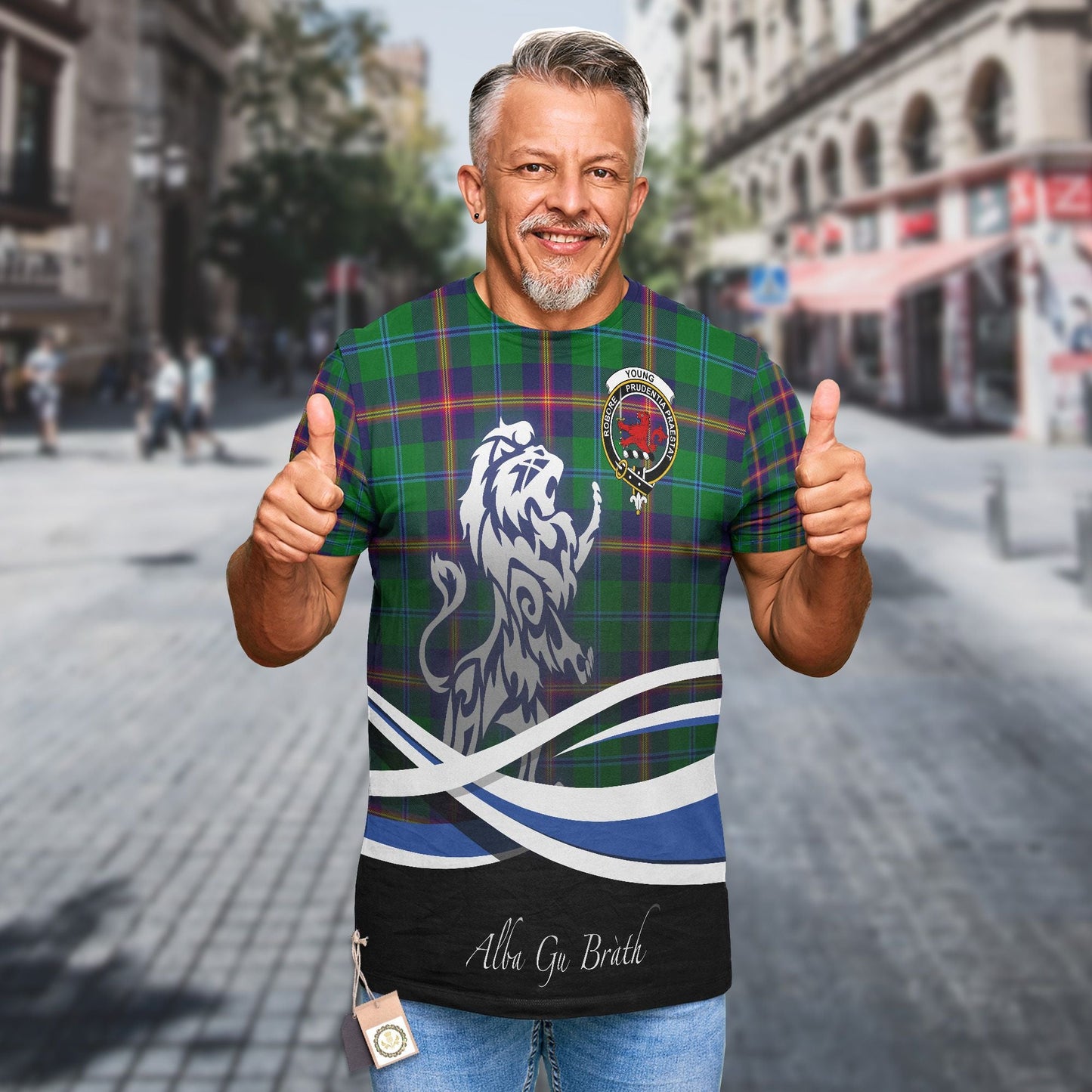 Printivon Young Clan Crest Alba Gu Brath T Shirt Scotland Gift