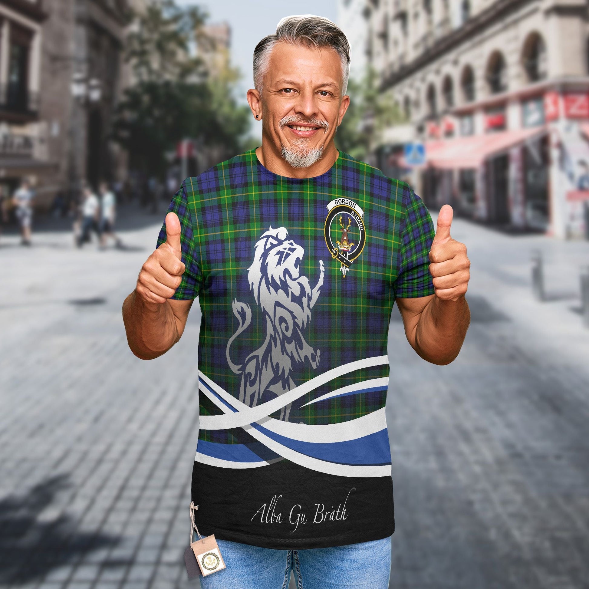 Printivon Gordon Clan Crest Alba Gu Brath T Shirt Scotland Gift