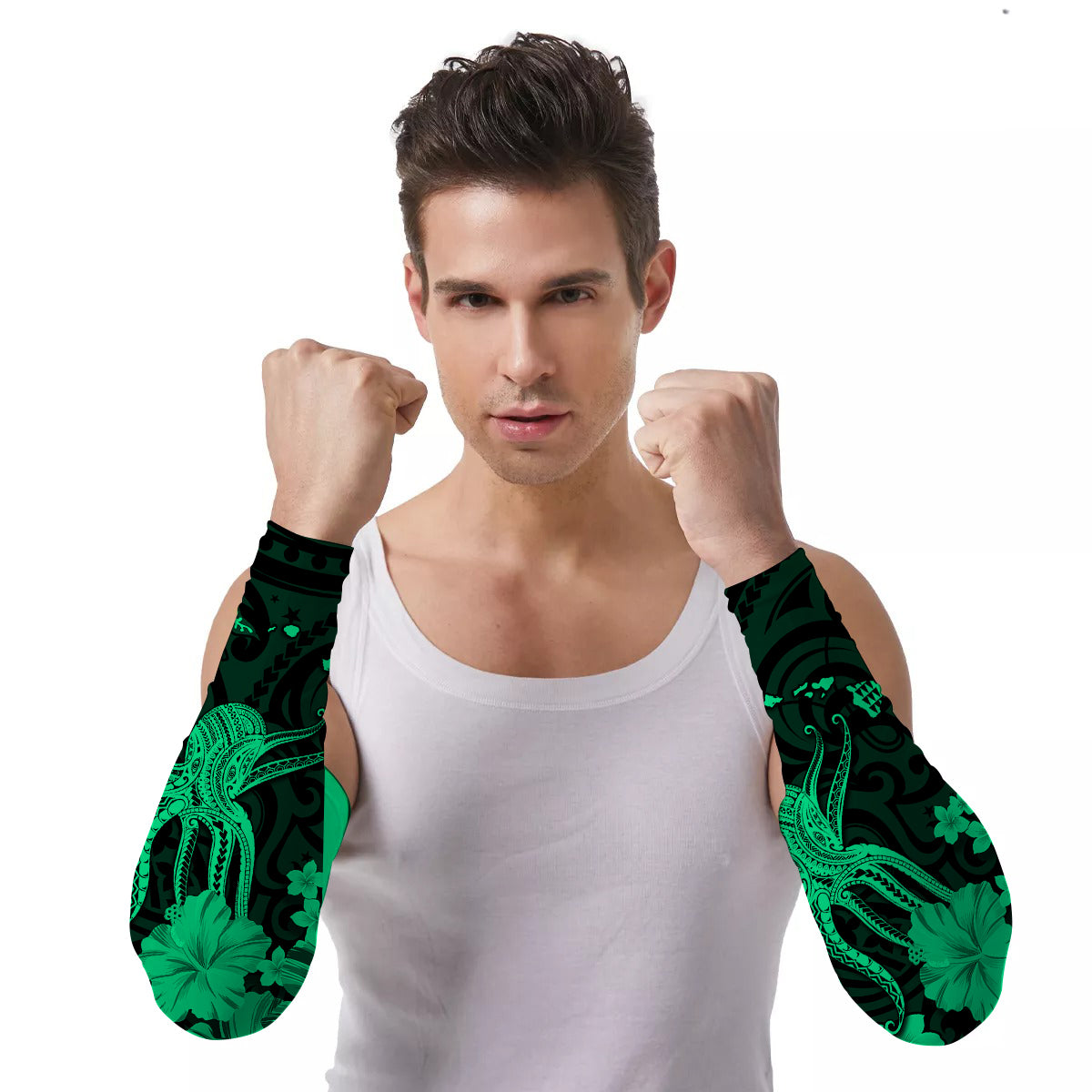 Arm Sleeves (Set of Two) Polynesia Octopus Ver.06