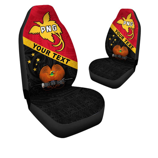 (Custom Personalised) Papua New Guinea Rugby Car Seat Covers The Kumuls PNG