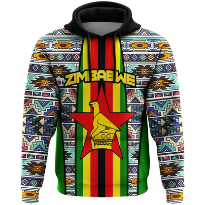AfricanHoodie Zimbabwe Ndebele Pullover