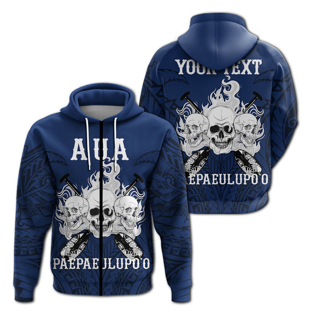( Personalised) American Samoa Zip Up Hoodie Aua Paepaeulupoo Pride