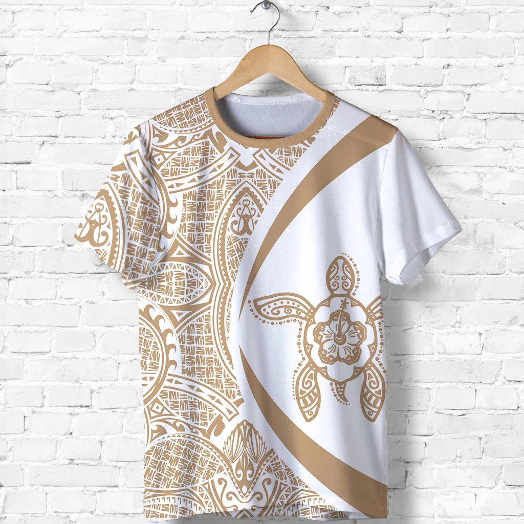 Hawaii Turtle Polynesian T-Shirt - Circle Style