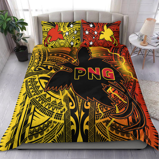 Papua New Guinea Bedding Set Stalwart Polynesian Special