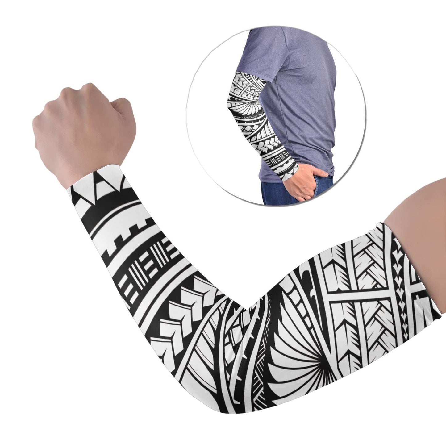 Polynesian Patterns Arm Sleeve 43 (Set of Two) No.1