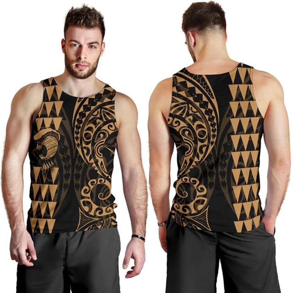 Hawaii Warrior Men's Tank Top Gold
