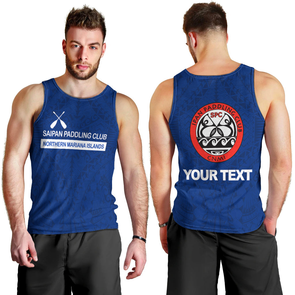 Custom Personalised Saipan Paddling Club Spc Men's Tank Top