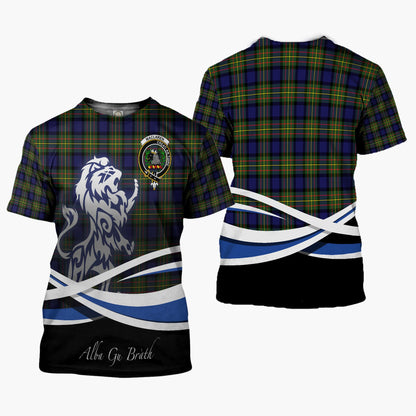Printivon MacLaren Clan Crest Alba Gu Brath T Shirt Scotland Gift